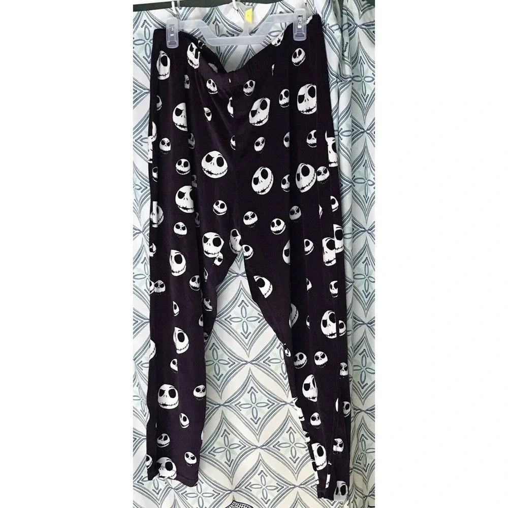 Nightmare Before Christmas Jack Lounge Plush Dark Purple pants 16/18